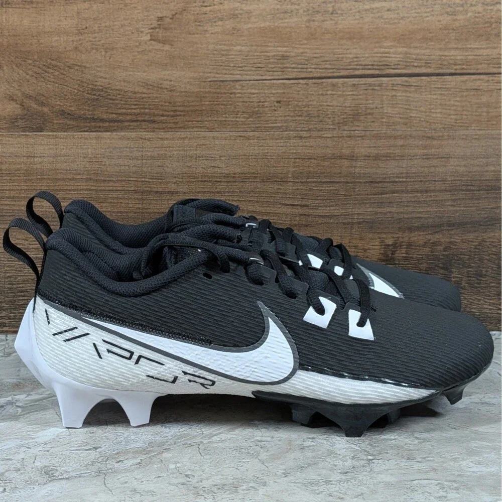 Nike Vapor Edge Speed 360 2 Men's 11.5 Black White Football Cleats DA5455-001